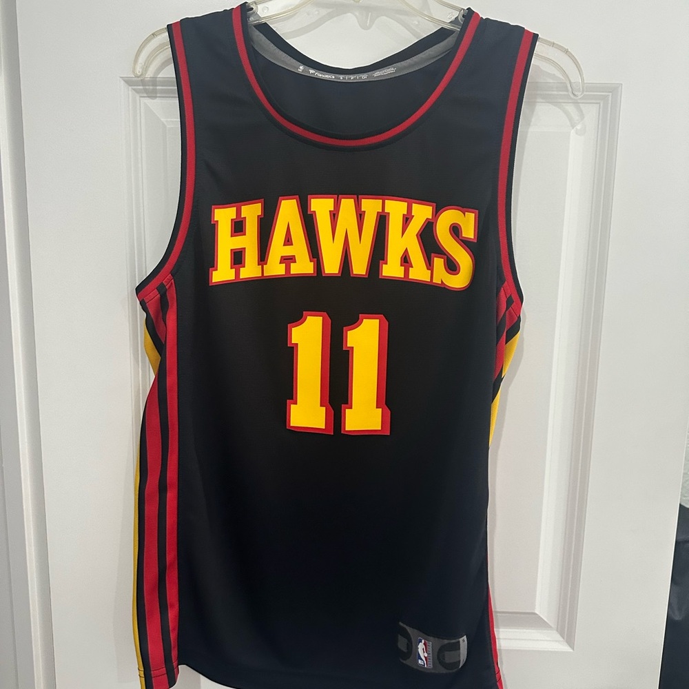 Atlanta Hawks Fanatics Jersey Mens Small Black Trae Young #11 Basketball NBA